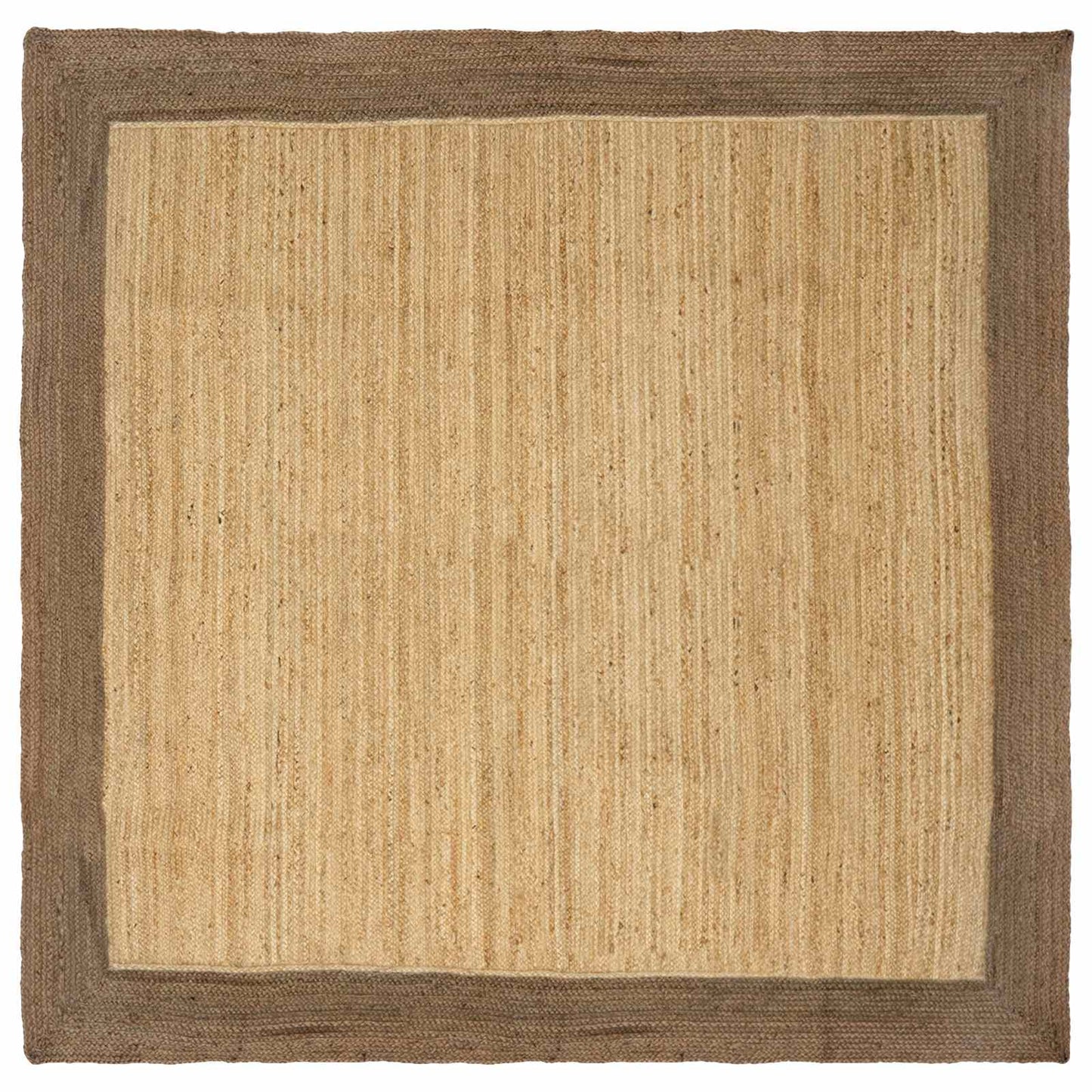 Vloerkleden Rechthoekig Natuurlijk en Grijs 300 x 300 cm Jute