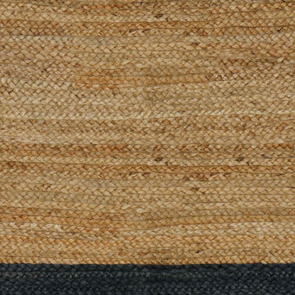 Vloerkleden Rechthoekig Naturel en donkergrijs 140 x 200 cm