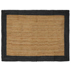 Rugs Rectangular Natural and dark grey 140 x 200 cm