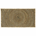Vloerkleed jute 60x110 cm zwart