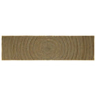 Vloerkleed jute 80x300 cm zwart
