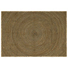 Vloerkleed jute 160x230 cm zwart