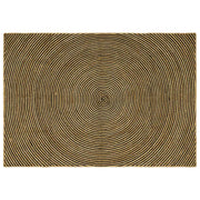 Vloerkleed jute 240x340 cm zwart