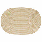 Vloerkleed jute 100x152 cm natuurlijk wit