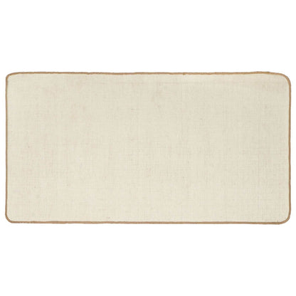 Gebied Tapijt Licht Bruin 80 x 150 cm Jute