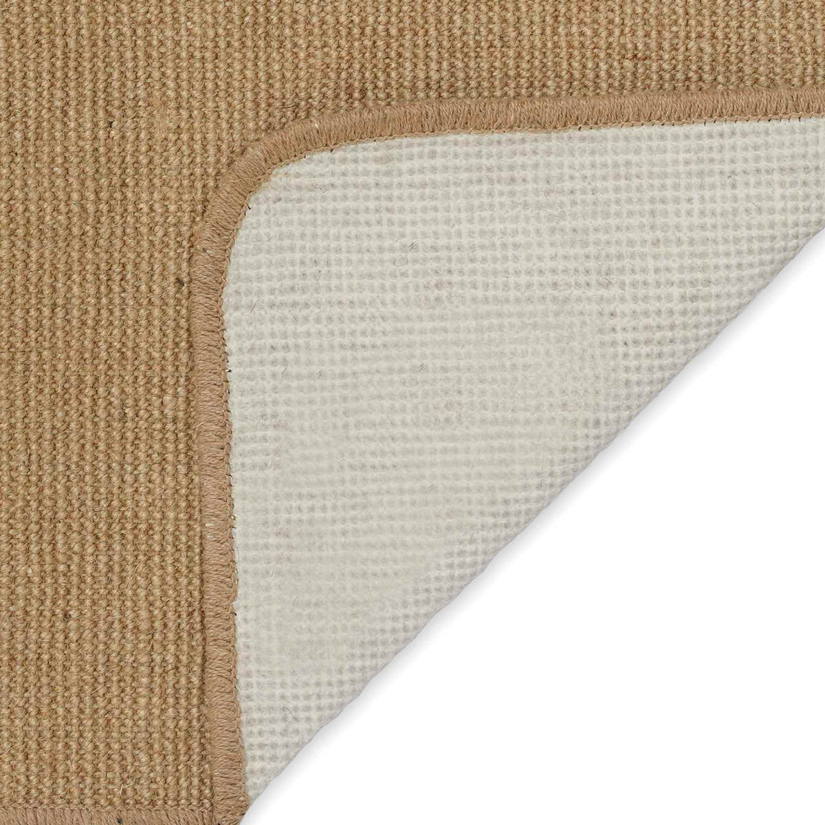 Gebied Tapijt Licht Bruin 80 x 250 cm Jute