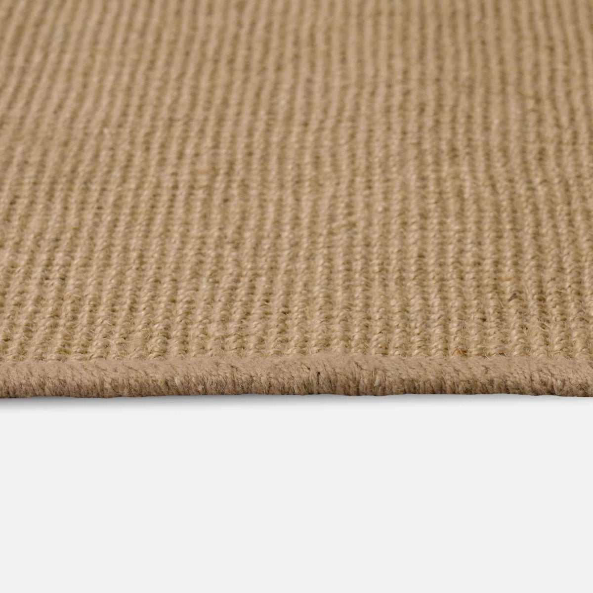 Gebied Tapijt Licht Bruin 80 x 250 cm Jute