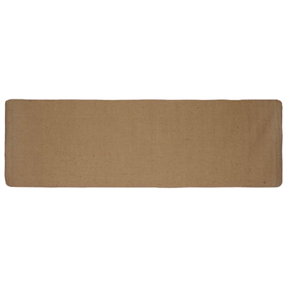 Gebied Tapijt Licht Bruin 80 x 250 cm Jute