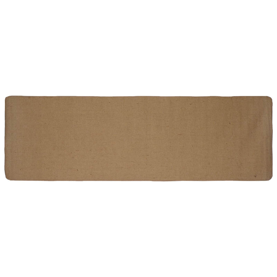 Gebied Tapijt Licht Bruin 80 x 250 cm Jute