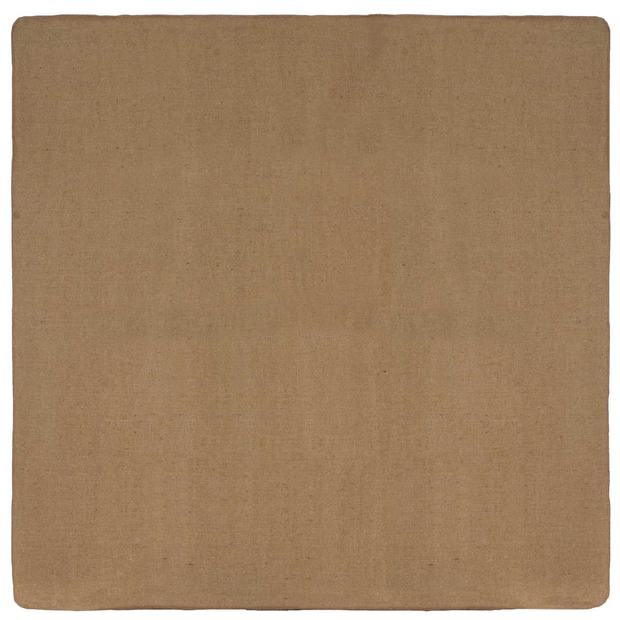 Gebied Tapijt Licht Bruin 200 x 200 cm Jute