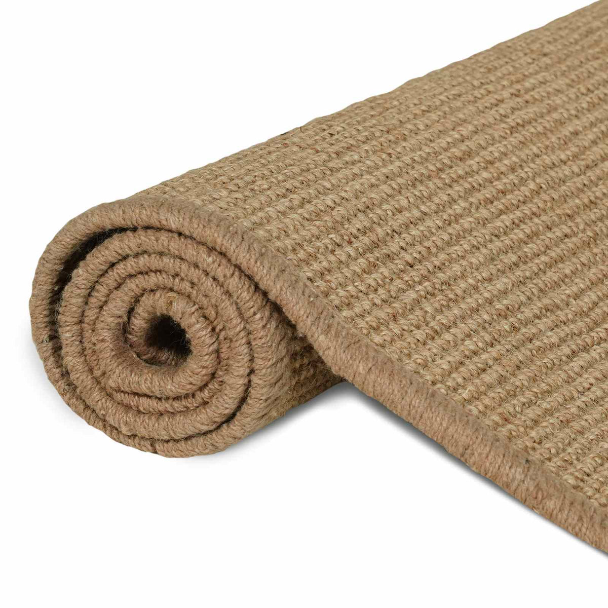 Gebied Tapijt Licht Bruin 200 x 290 cm Jute