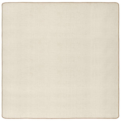 Gebied Tapijt Licht Bruin 240 x 240 cm Jute