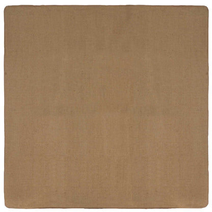 Gebied Tapijt Licht Bruin 300 x 300 cm Jute