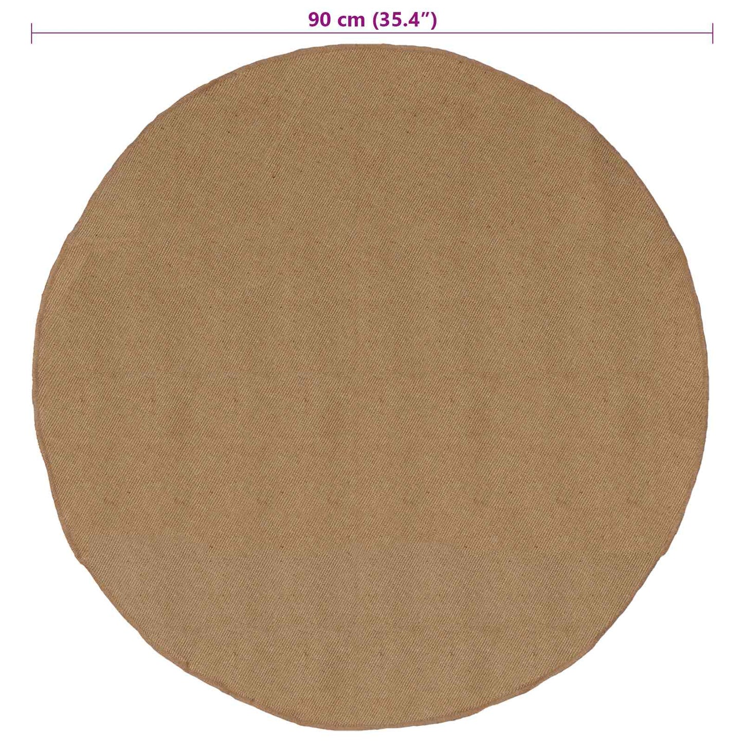 Tapijt Naturel Ø 90 cm Jute