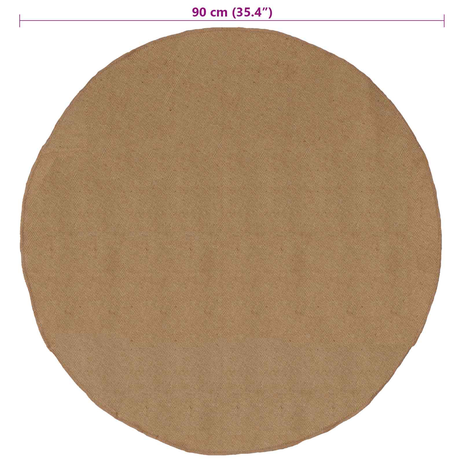 Tapijt Naturel Ø 90 cm Jute