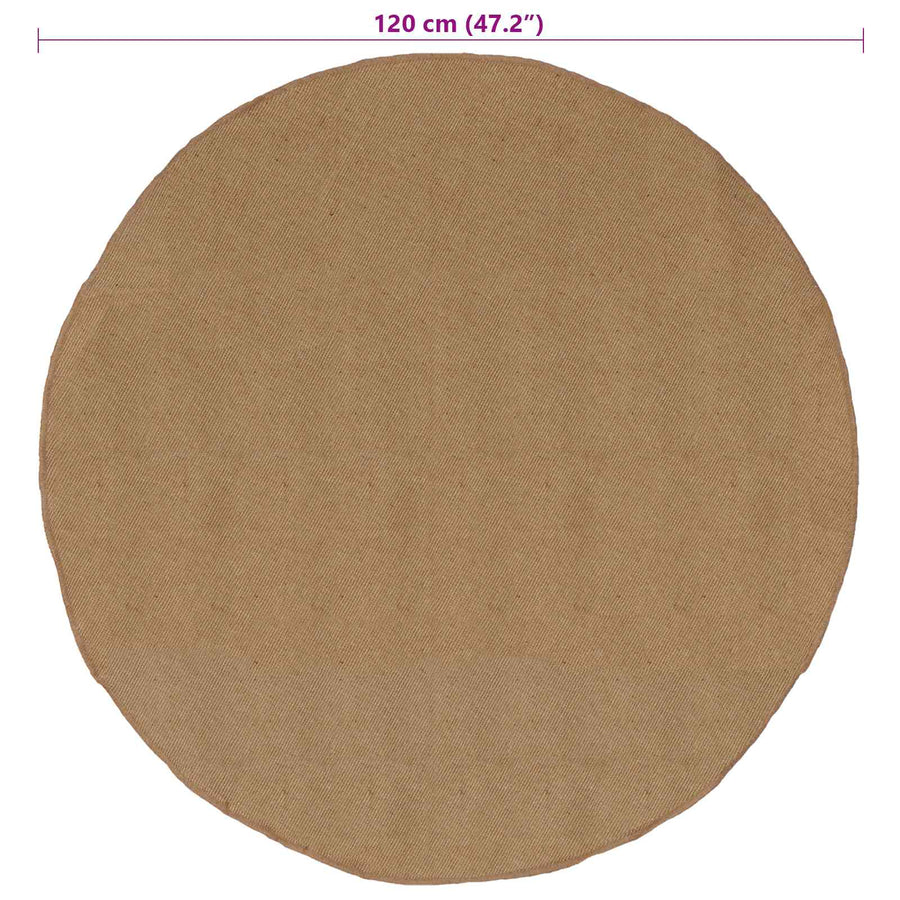 Tapijt Naturel Ø 120 cm Jute