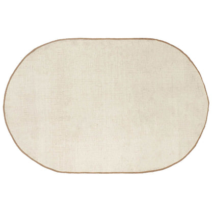 Vloerkleden Rechthoekig Naturel 122 x 183 cm Jute