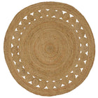Carpet Natural Ø 120 cm Jute
