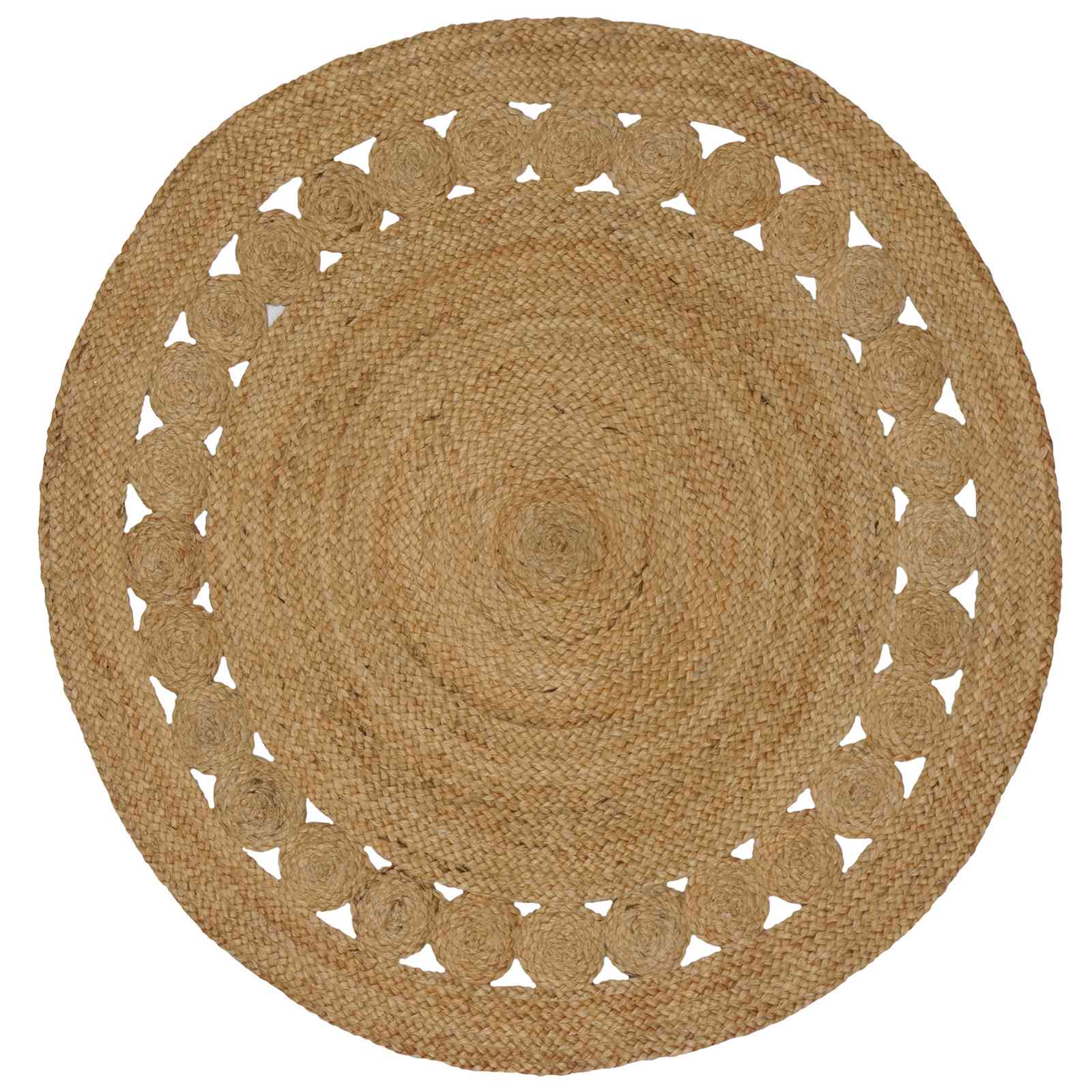 Tapijt Naturel Ø 120 cm Jute