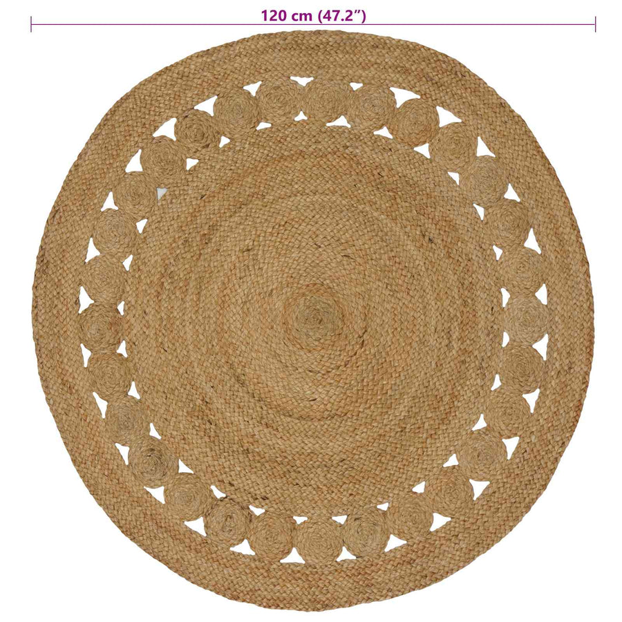 Tapijt Naturel Ø 120 cm Jute