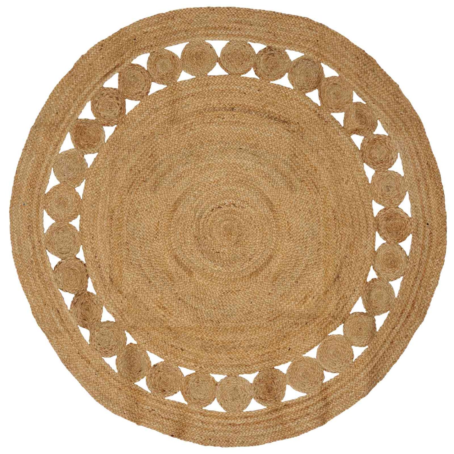Tapijt Naturel Ø 180 cm Jute