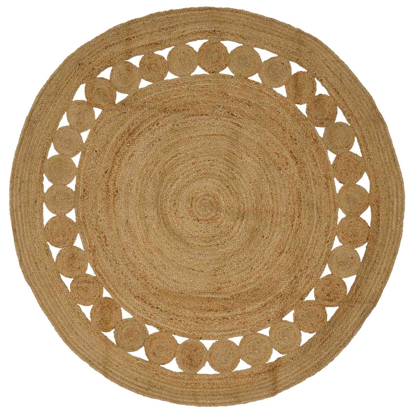 Tapijt Naturel Ø 210 cm Jute