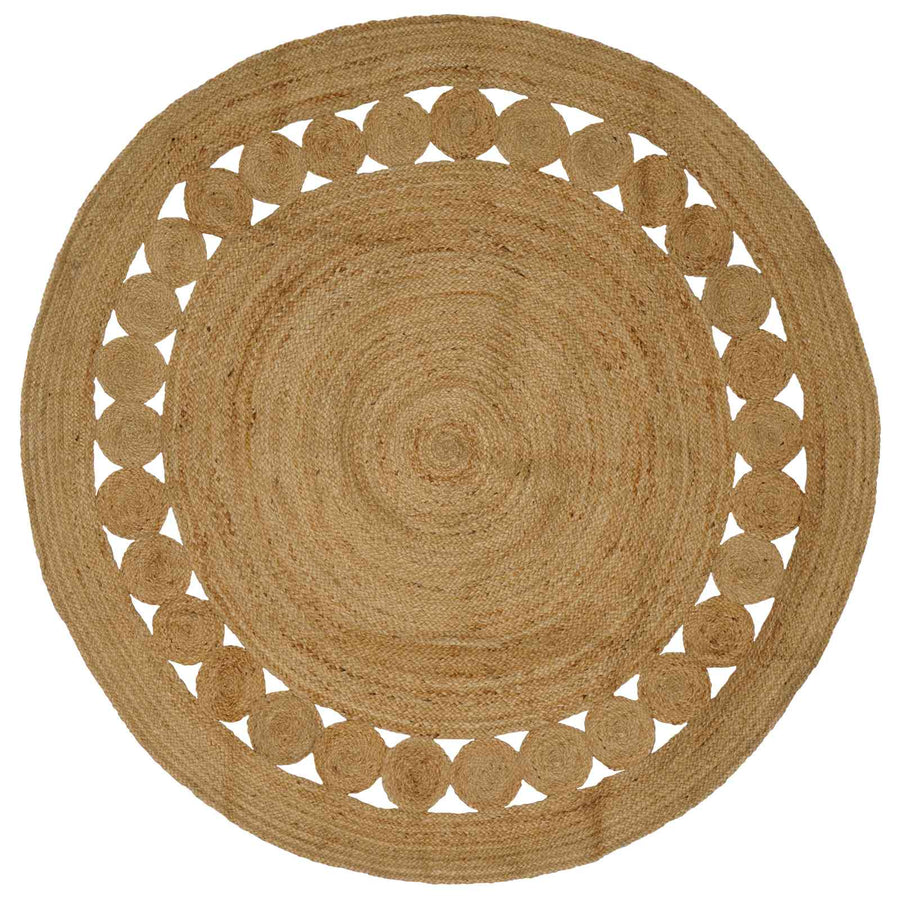 Tapijt Naturel Ø 210 cm Jute