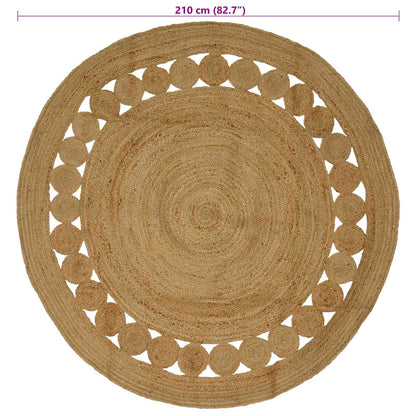 Tapijt Naturel Ø 210 cm Jute