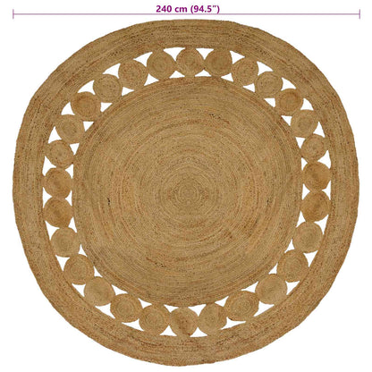 Tapijt Naturel Ø 240 cm Jute