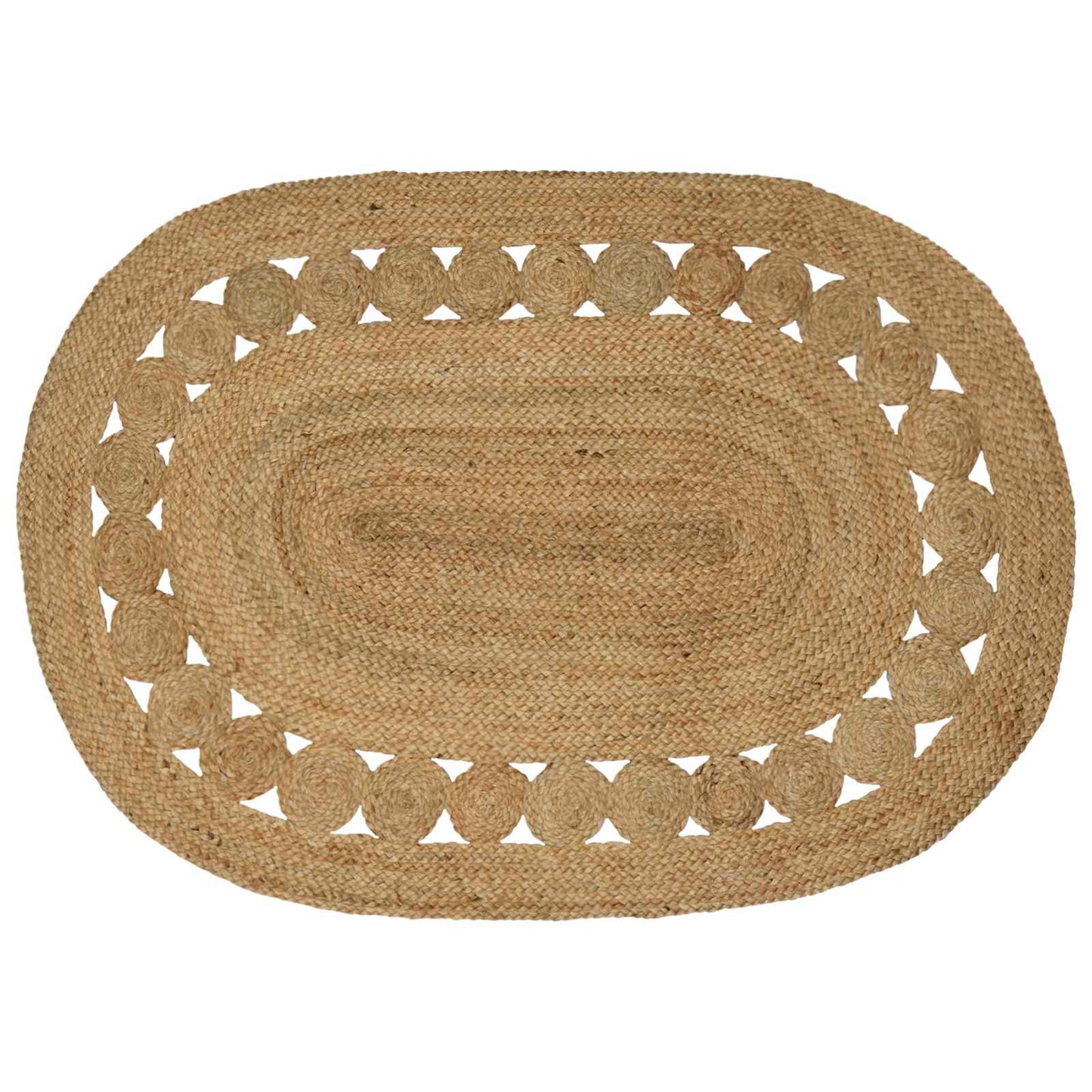 Tapijt Bruin 100 x 152 cm Jute