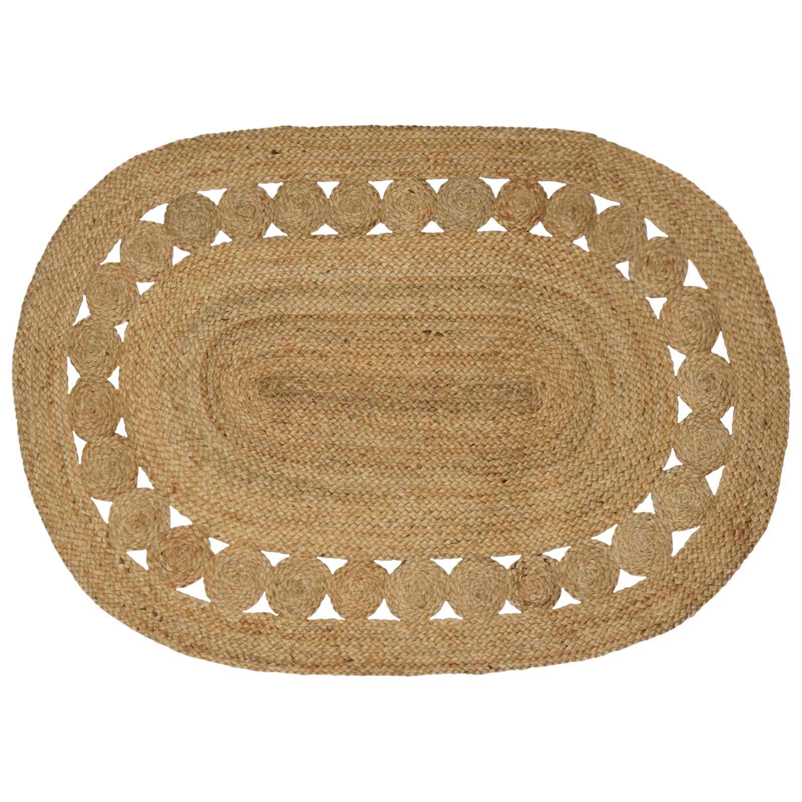 Tapijt Bruin 100 x 152 cm Jute