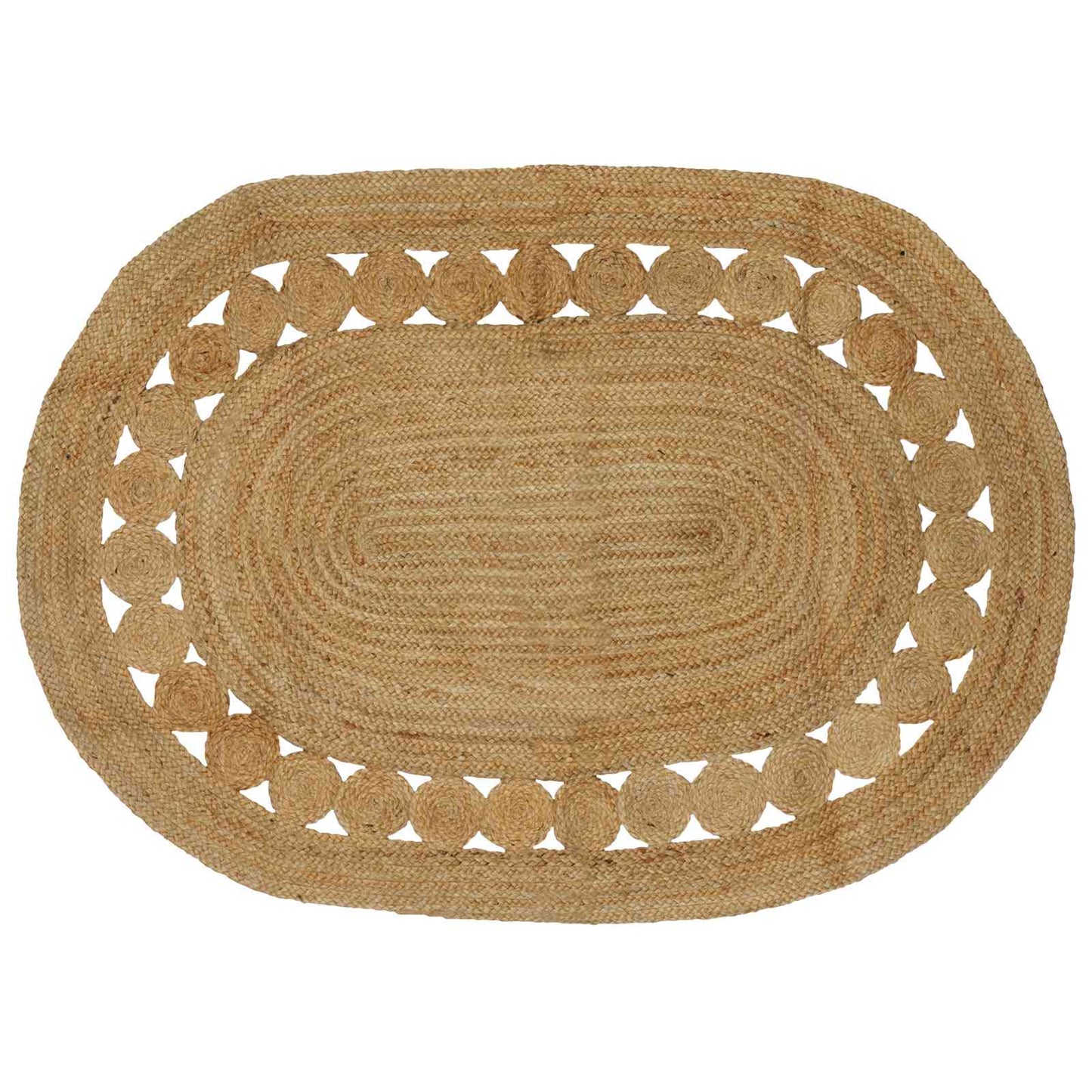 Tapijt Bruin 122 x 183 cm Jute