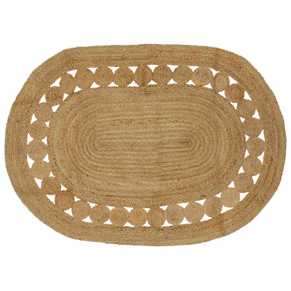 Tapijt Bruin 122 x 183 cm Jute