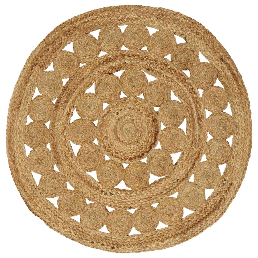 Tapijt Naturel Ø 90 cm Jute