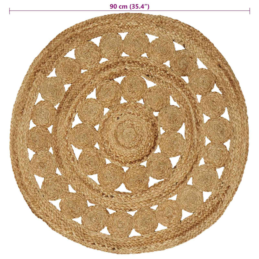 Tapijt Naturel Ø 90 cm Jute