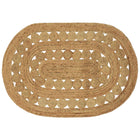 Tapijt 100x152 cm jute bruin