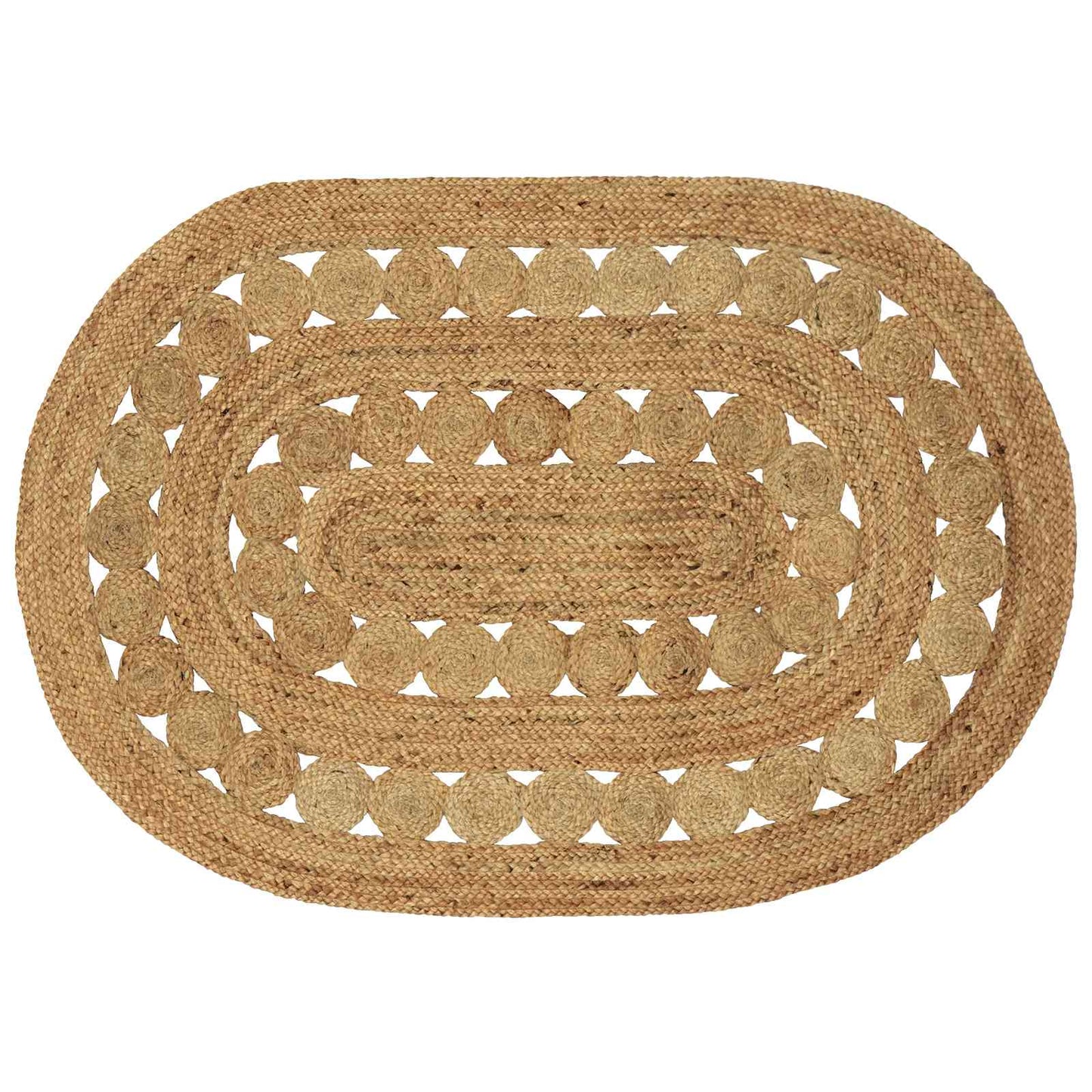 Tapijt Bruin 100 x 152 cm Jute