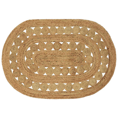 Tapijt Bruin 100 x 152 cm Jute