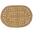 Tapijt 122x183 cm jute bruin