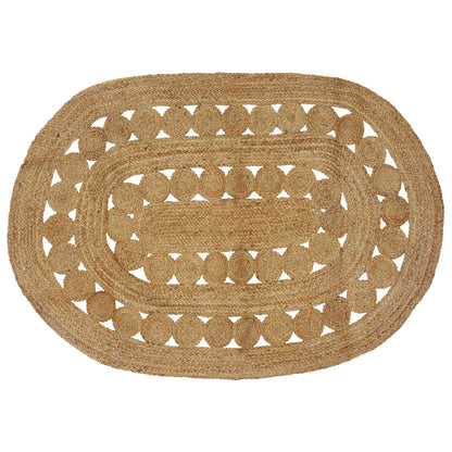 Tapijt Bruin 122 x 183 cm Jute