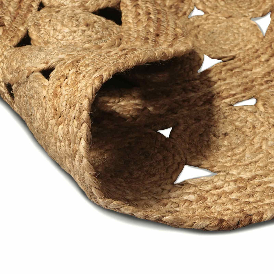 Tapijt Bruin 152 x 245 cm Jute