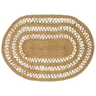Tapijt 100x152 cm jute bruin