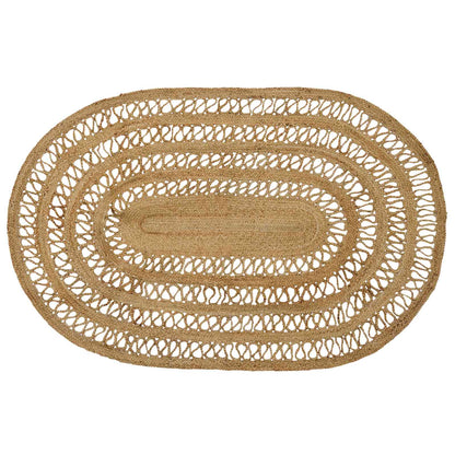 Tapijt Bruin 122 x 183 cm Jute