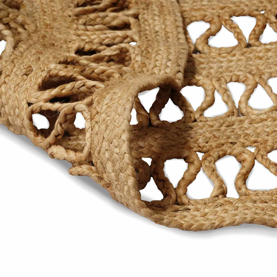 Tapijt Bruin 205 x 305 cm Jute
