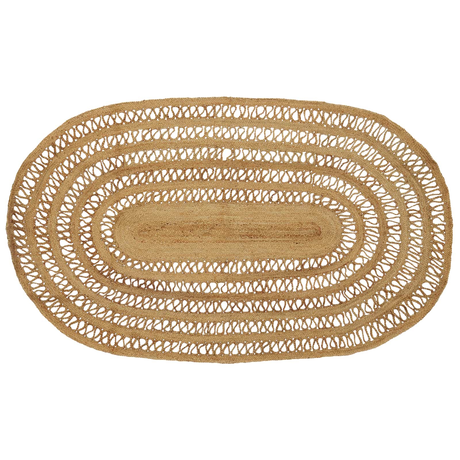 Tapijt Bruin 205 x 305 cm Jute
