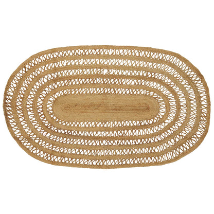 Tapijt Bruin 205 x 305 cm Jute