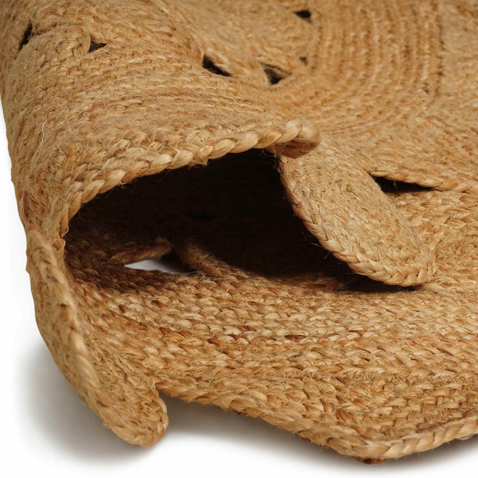 Tapijt Bruin Ø 240 cm Jute
