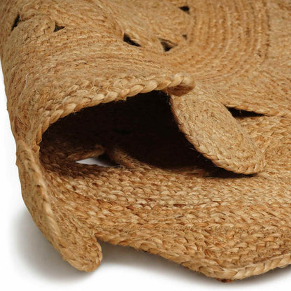 Tapijt Bruin Ø 240 cm Jute
