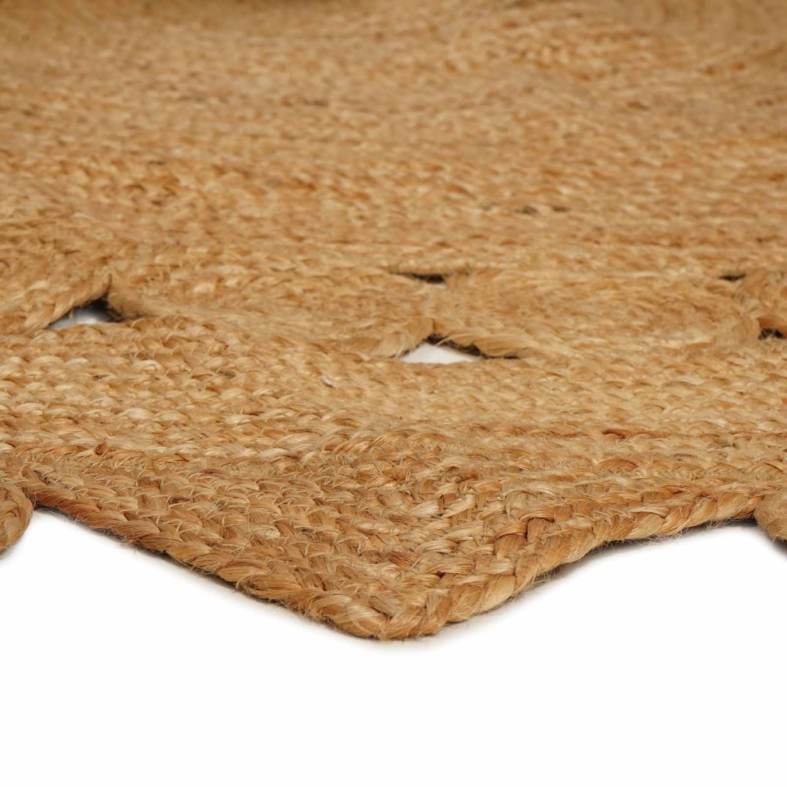 Tapijt Bruin Ø 240 cm Jute