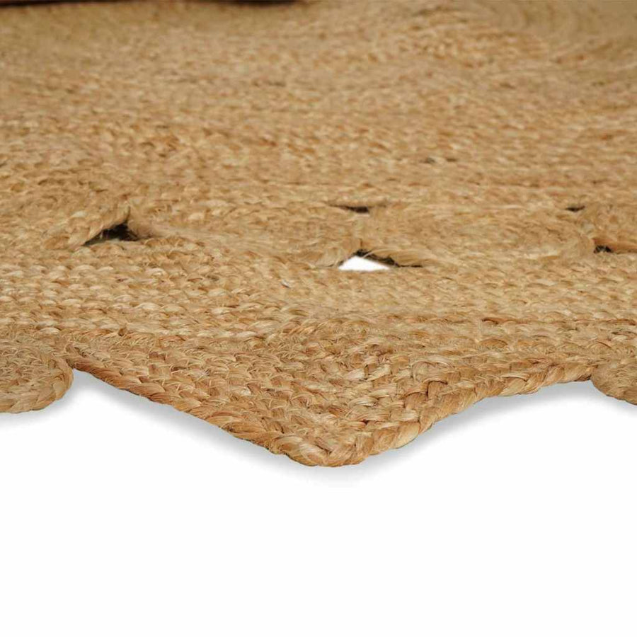 Tapijt Beige 205 x 305 cm Jute